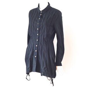 Annette Gortz Cotton Top With Stitch Detail & Drawstring Bottom - Germany